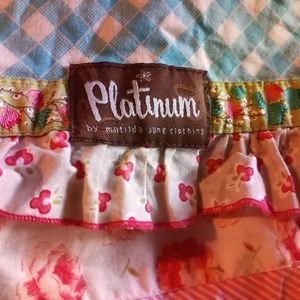 Platinum by Matilda Jane adorable mix match cotton fabric bag